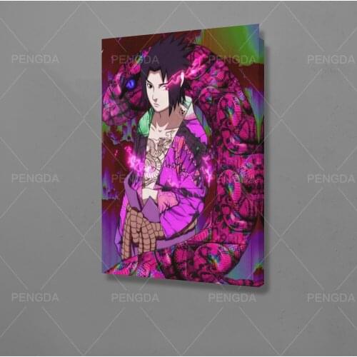 Modular Wall Art Canvas Purple Boy Paintings Snake Pictures Prints Poster Japan Anime Cool Home Decor For Living Room Framework