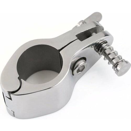 1Pcs 316 Stainless Steel Eye End Cap Bimini Top Fitting / Hardware 1'' Marine