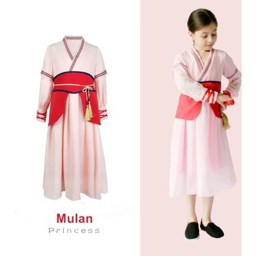 2020 Hua Mulan Dress girls Dress Princess Dress kids adult Cosplay Costume Halloween stage Christmas costumes