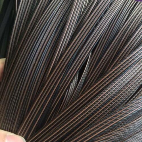 8mm 500g Embossing PE Flat Synthetic Rattan Material For Knit Repair Chair Table Basket Home Craft Furniture Decoration