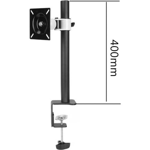 DL-T500-140 pivot rotate clamp base steel single computer monitor stand lcd monitor mount bracket desktop computer desk stand