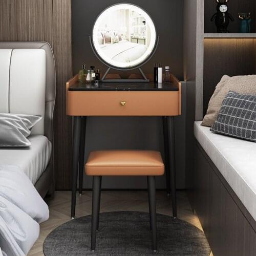 Dressing Table Bedroom Modern Minimalist Small Dressing Table Storage Cabinet Integrated Bedroom Dresser Set Vanity Desk