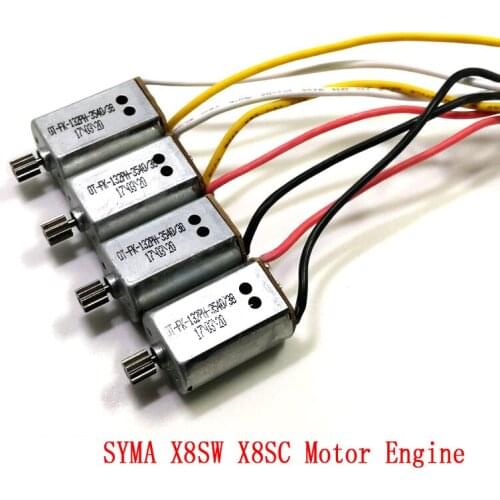 X8SW CW CCW Motor Engines Replacement Part for SYMA X8SW X8SC RC Drone Spare Parts Motor Main Motor A Motor B Accessory