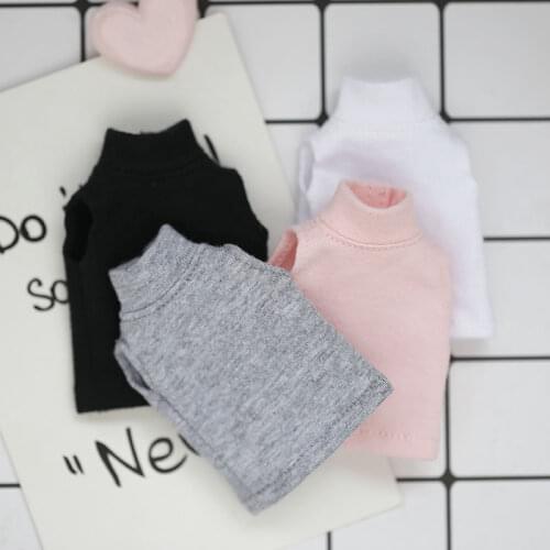 1/6 BJD Doll Clothes Sleeveless High-neck Bottoming Vest for BJD SD YOSD Doll Fashion Clothes Doll Accessories Boys Girls Toys