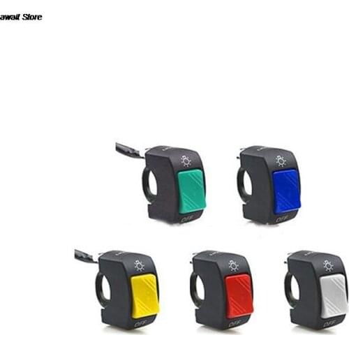 1pc 22mm ON/OFF Motorcycle Switch Push Button 12V Button Connector Handlebar Switch be used as a mobile phone charger switch