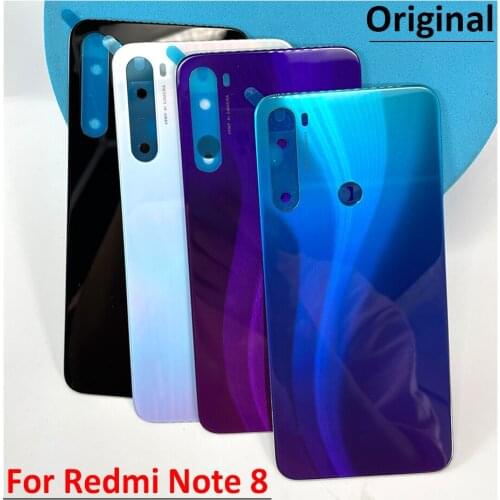 10pcs/lots For Xiaomi Redmi Note 8 Pro Back Battery Cover Glass with Back Battery Cover Door sticker Adhesive glue tape