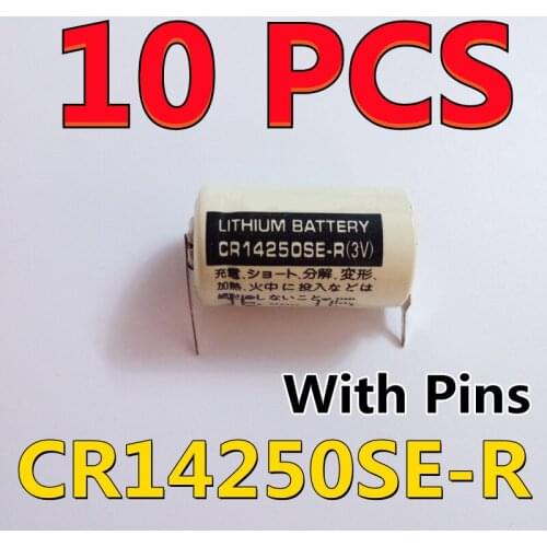 10PCS Original NEW For FDK CR14250SE-R 1/2AA For SANYO CR14250 3V 1200mAh Lithium Battery With Pins