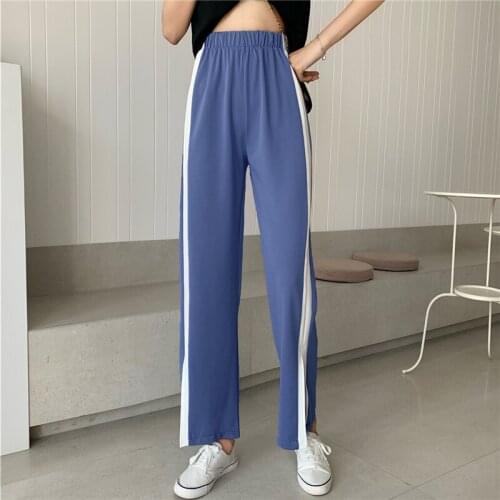 2021 Fashion High Waist Sweatpants Women Pants Trousers Women Streetwear Women Jogging Korean Style Women Clothing WPY2691