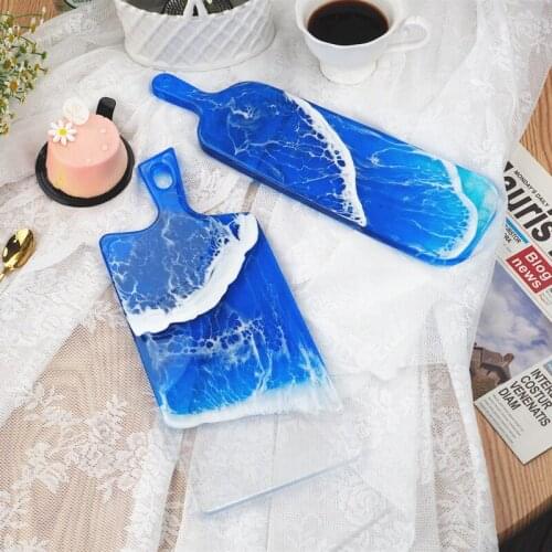 3D Printing Diy Resin Mould Crystal Epoxy Silicone Mold Handle Tray Handmade Mirror Silicone Pendulum Table Molds Wholesale