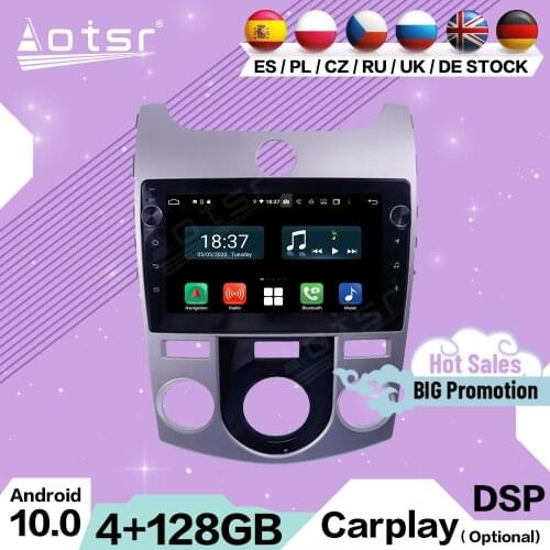 4+128G Carplay Multimedia Stereo Android For KIA Cerato 2008 2009 2010 2011 2012 2013 GPS Navi Auto Car Radio Receiver Head Unit