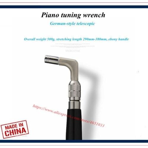 Piano tuning tools accessories - Telescopic piano tuning wrench tool , German-style Tuning hammer,ebony handle - Piano parts