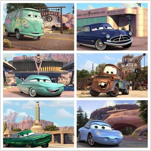 Disney Classic Cartoon Car 5D Diamond Painting Square/Round diamond Embroidery Cross Stitch Kits Mosaic DIY Home Decor