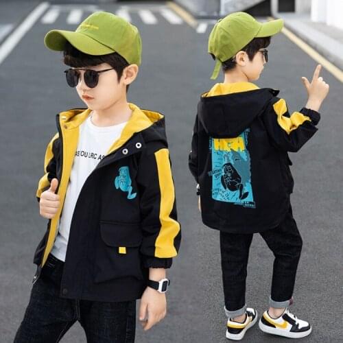 Toddler Girl Winter Clothes Long Sleeve Zipper Girls Jackets Spring Autumn Boy Clothes Coats Hooded Childrens Coats