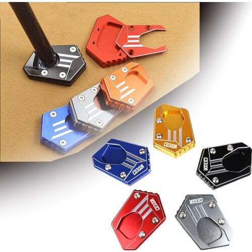 For HONDA CB300R CB 300 R CB300 R CB-300R 2018 2019 2020 2021 Motorcycle Side Stand Foot Extension Enlarger Plate Pad CB Series