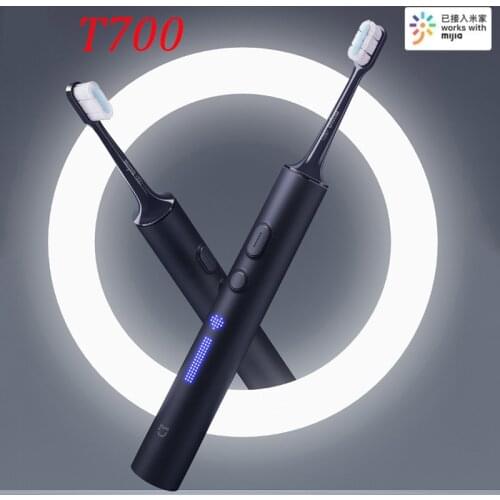 2021 Newest Xiaomi Mijia T700 Sonic Toothbrush for Adult Timer Brush APP Control Smart Electric Toothbrush IPX7 Waterproof
