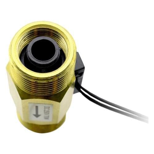 G 3 / 4 " Brass High Quality Liquid Water Flow Sensor Switch Magnetic Flow Meter Switch DN20 Threads SEN-CL43W