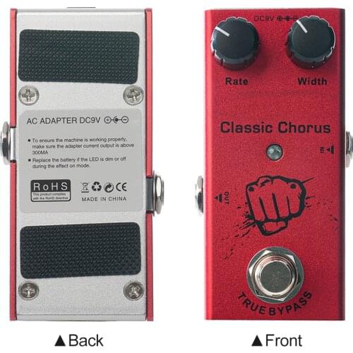 Guitar Effect Pedal Classic Chorus with True Bypass