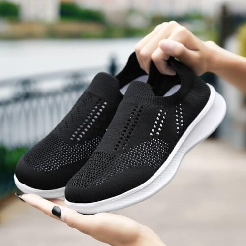 Women Shoes Fashion Breathable Walk Mesh Flat Casual Shoes Lady Sneakers Lady Tenis Feminino Shoes Women Mesh Summer Shoes