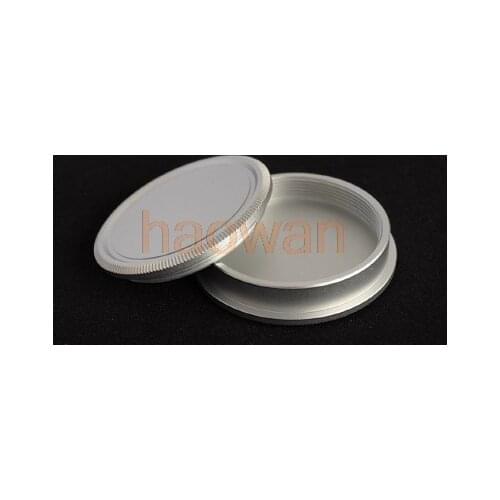 Metal Rear Lens Cap / Cover+Camera Body Cap for m42 42mm 42 screw Praktica Zenit Mount black silver