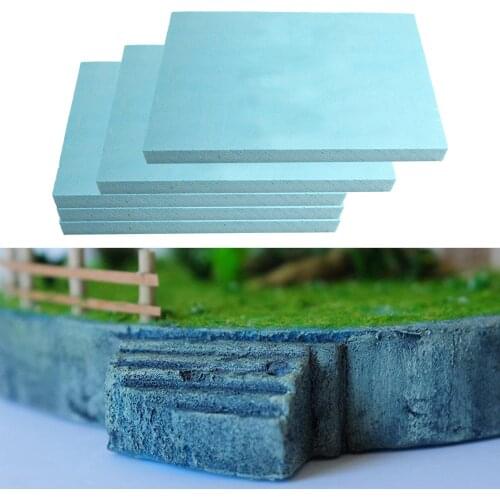 Set of 5pcs Foam Slab Board DIY Sand Table Model Plate Toys Building Model Kits For Diorama Architecture Scene Making Materials