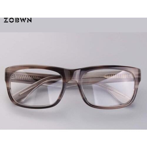 Old man glasses nerd gentleman eyeglasses optical marcas frame myopia eyewear clear lens oculos de grau black can put reading