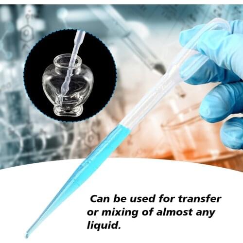 100PCS 3ML Disposable Plastic Eye Dropper Transfer Graduated Pipettes Office Lab Experiment Supplies