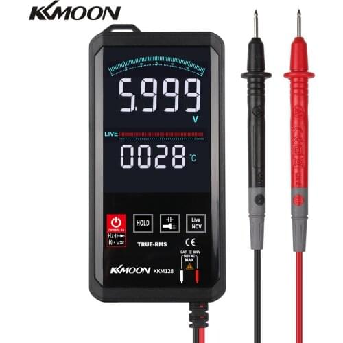 KKmoon KKM128 Professional Ultra-thin Digital Multimeter 6000 Counts Voltage Frequency Capacitance Resistance Meter