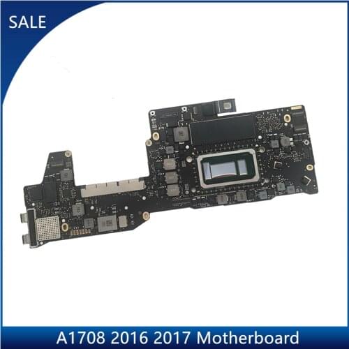 Tested A1708 Motherboard i5 2.0G 8GB i7 2.3GHz 8GB/16GB 2016 2017 for MacBook Pro 13" A1708 Logic Board 820-00875 820-00361