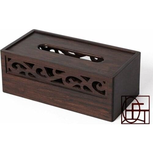 Redwood crafts tissue box tissue boxes purple sandalwood carving exquisite pumping paper tissue box rectangular wooden box