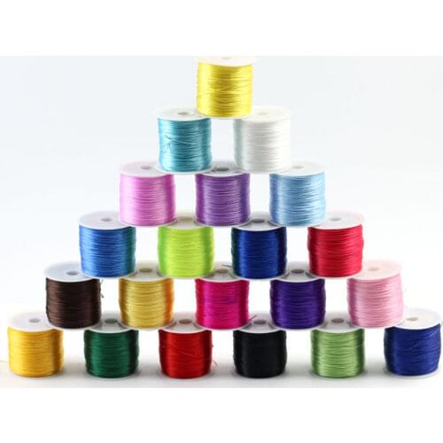 393inch/Roll Strong Elastic Crystal Beading Cord 1mm for Bracelets Stretch Thread String Necklace DIY Jewelry Making Cords Line