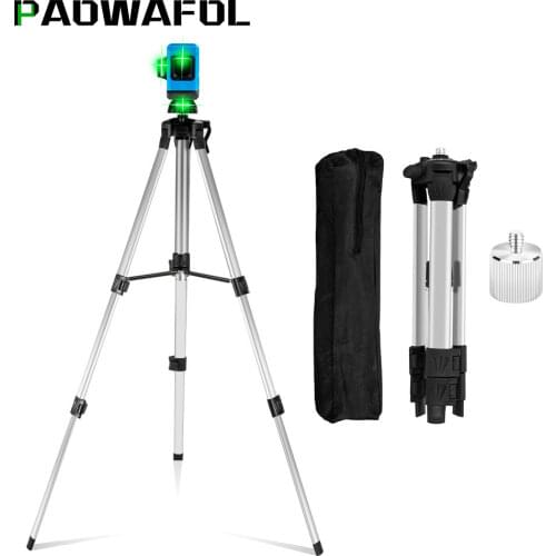 1.2M/1.5M Laser Level Tripod Adjustable Height Thicken Aluminum Tripod Stand For Self-leveling Bracket