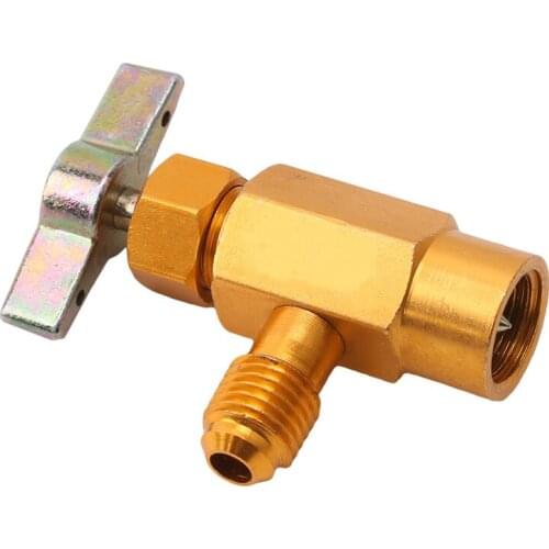 Car Air Conditioner Refill Refrigerant Tap Valve Bottle Opener Adapter Refueling Conditioning Tool