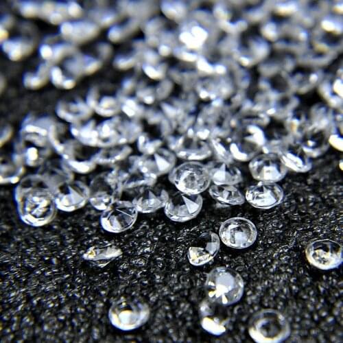 Wedding Decoration 1000PCS 4.5mm Crafts Crystal Confetti Table Scatters Clear Crystals Centerpiece Festive Events Party Supplies