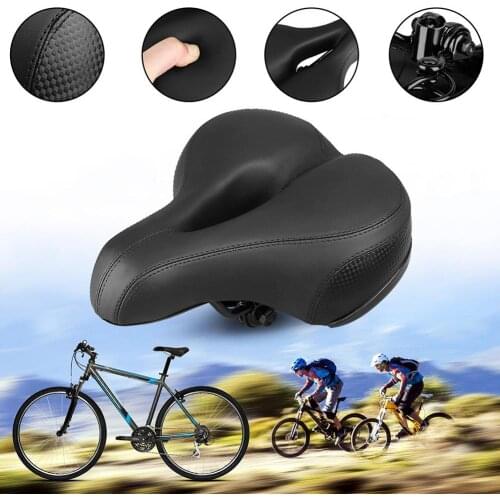 Outdoor cycling bicycle seat cushion with spring reflective lightweight mountain bike bicycle saddle seat cushion
