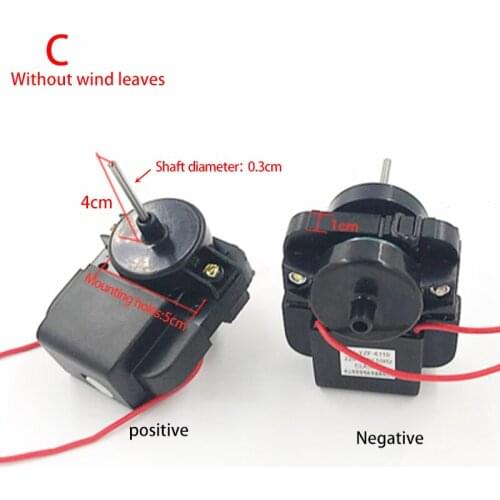 Replacement Refrigerator Freezer Cooling Fan Motor Fan Motor Asynchronous Motor for Refrigerator Repair Part