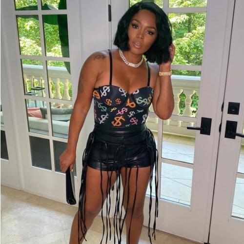 2021 New Sexy Women’s Personality Letter Printing Camisole Tops Summer Sexy Boat Neck Exposed Navel Suspender Tops Girls Camis