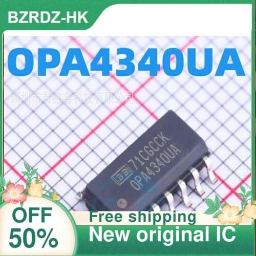 2-10PCS/lot OPA4340 OPA4340UA New original IC