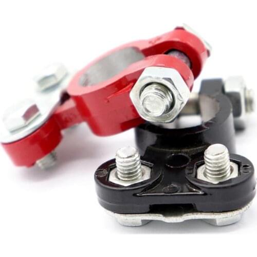 1 Pair Universal Positive Negative Car Battery Terminals Clamp Connector Car Boat Truck Battery Terminal Clamp Clip Connector