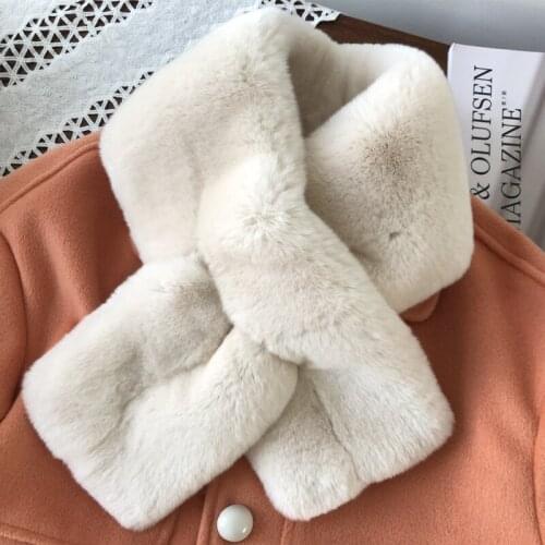 Whole Pieces Real Rabbit Fur Scarf ,100% Genuine Rex Rabbit Fur Scarf Retail And Wholesale