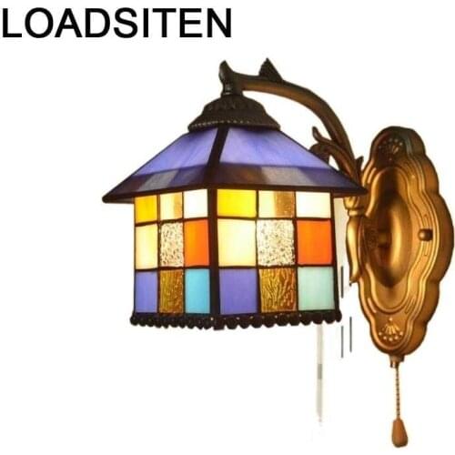 Lamp Candeeiro Parede Loft Decor Dressing Table Lampara De Interior Luminaire Aplique Luz Pared Wandlamp Wall Bedroom Light
