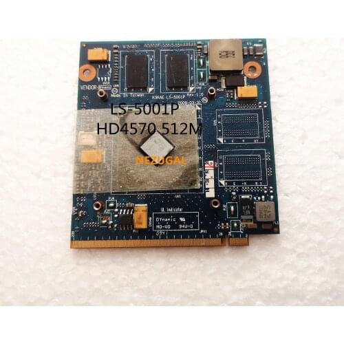 For Toshiba L500 L550 L555 Laptop Video Graphic Card HD 4570M 512MB LS-5001P