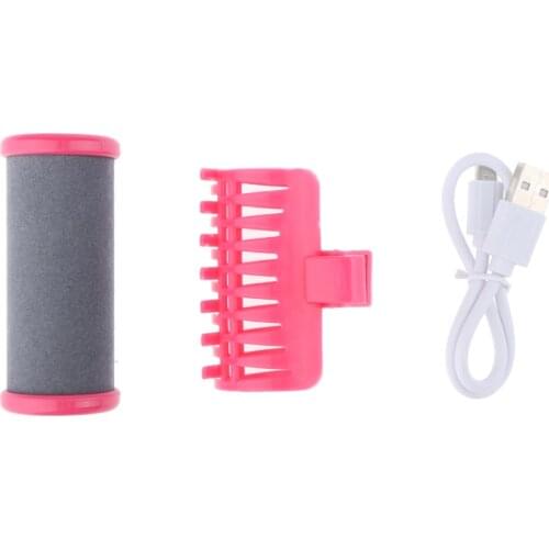 USB Electric Plastic Hair Bangs Rollers Home DIY Hair Styling Tools