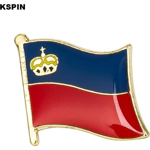 Liechtenstein flag pin lapel pin badge Brooch Icons 1PC KS-0106