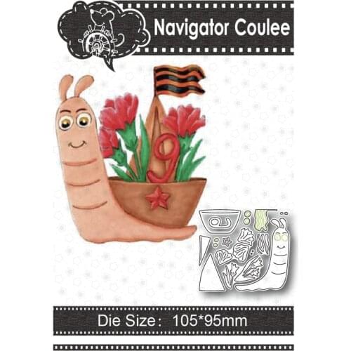 Metal cutting mold travel snail sand castle died of novice scrapbook cutting decorative stamps and mold craft supplies 2021 new