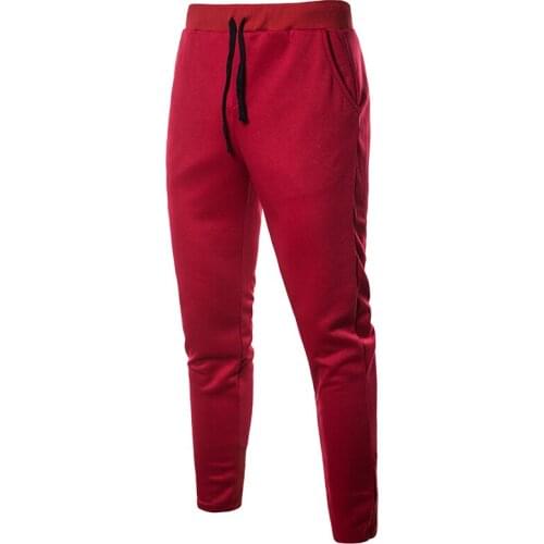 Hot2018 Outdoor spring autumn jogging pants men gym training running elastic waist Drawstring hip hop harem Track sport trousers