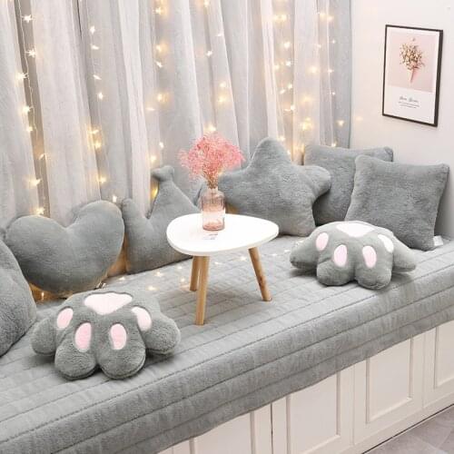 Soft Plush Sheepskin Shaggy Window Sofa Cushion Balcony Carpet Bedroom Decoration Faux Fur Fluffy Floor Mats Non-Slip Area Rugs