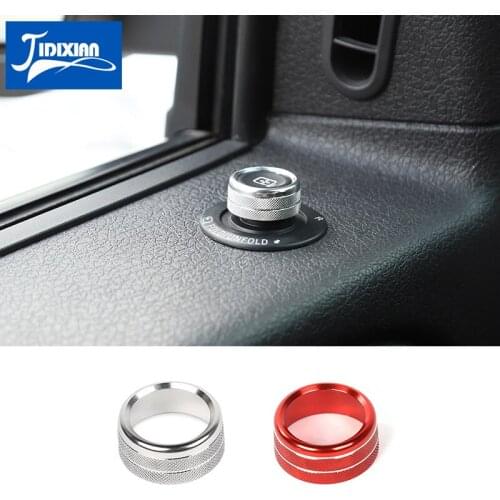 MOPAI for Ford F150 2009-2014 Car Rearview Mirror Adjust Switch Knob Decoration Ring Accessories for Ford F150 Raptor 2009-2014