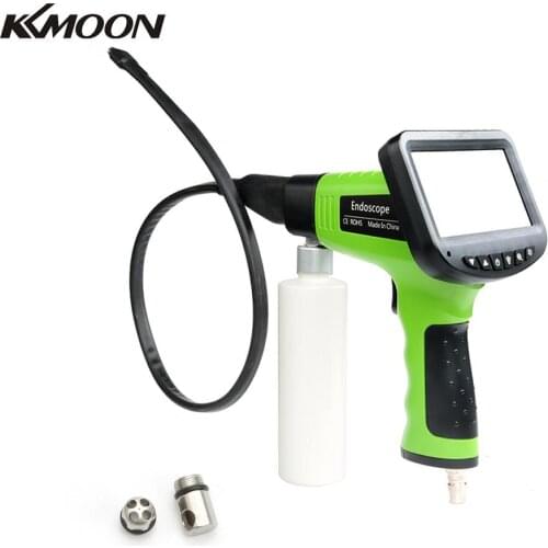 KKMOON Ergonomic Design Car Air Conditioner Cleaning Spray Gun 4.3 Inch LCD Display Visual Cleaning Airbrush Pipe Endoscope