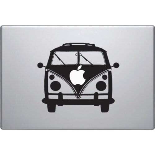 Cool Mini Car Or Bus Design Silhouette Laptops Cellphones Switch Decals Posters Removable Adhesives Murals Vinyl Stickers S-801