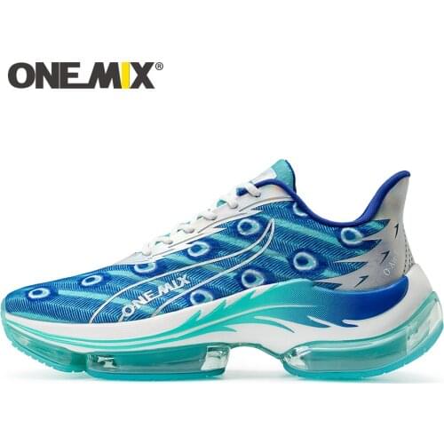 Onemix Mens Match Sports Shoes Air Cushioning Running Shoes Breathable Sneakers for Man Gym Athletic Outdoor tenis masculino
